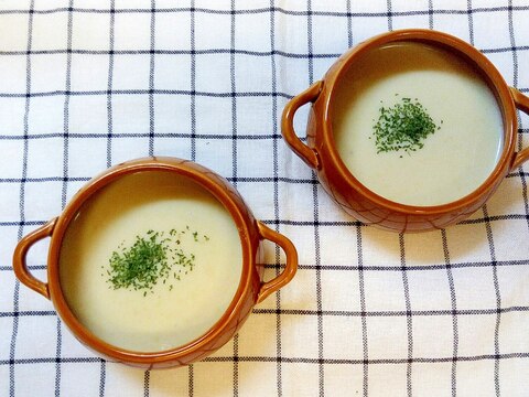 大根と枝豆の冷たいスープ